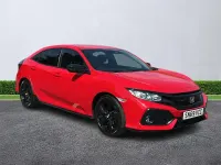 Begagnad Honda Civic Sport 2019 Röd Halvkombi