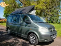 Second-hand VW Transporter 104 CP (76 kW) 2004 Verde Van