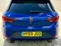 Used Seat Leon CUPRA 360 HP (264 kW) 2019 Blue Hatchback
