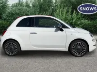 Used Fiat 500C Lounge 2015 White Cabriolet