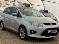 Used Ford Grand C-Max Titanium 163 HP (119 kW) 2013 Silver MPV