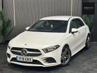 Used Mercedes A200 AMG line 2019 White Hatchback