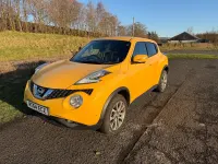 Used Nissan Juke Tekna 109 HP (80 kW) 2014 Yellow SUV