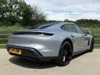 Used Porsche Taycan Performance Package 350 kW (476 HP) 2022 Silver Sedan