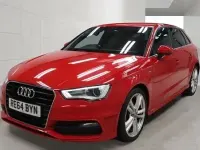 Used Audi A3 S-Line 184 HP (135 kW) 2014 Red Hatchback
