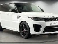 Used Land Rover Range Rover Sport SVR 575 HP (422 kW) 2021 Fuji white SUV