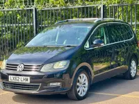 Usado VW Sharan SE 150 HP (110 kW) 2012 Preto Monovolume