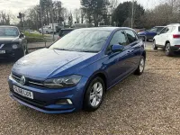 Used VW Polo SE 65 HP (47 kW) 2018 Blue Hatchback