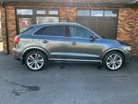 Begagnad Audi Q3 S-line plus 150 HK (110 kW) 2017 Grå SUV
