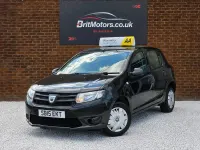 Used Dacia Sandero Ambiance 75 HP (55 kW) 2015 Black Hatchback