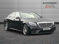 Used Mercedes S450 AMG line 2019 Black Sedan