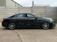 Used Mercedes CLA200 AMG line 156 HP (114 kW) 2018 Black Sedan
