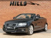 Used Audi A3 Cabriolet S-Line 160 HP (117 kW) 2009 Black Cabriolet