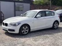 Used BMW 116 Sport Line 136 HP (100 kW) 2024 White Hatchback