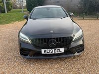 Used Mercedes C300 AMG line 258 HP (189 kW) 2019 Black Coupe