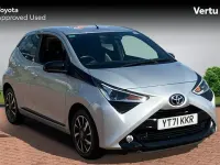Used Toyota Aygo Trend 72 HP (52 kW) 2021 Silver splash (metallic paint) Hatchback
