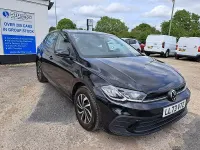 Used VW Polo Life 95 HP (69 kW) 2023 Black Hatchback