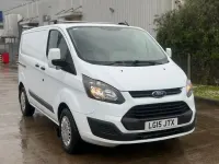 Used Ford Transit Custom 100 HP (73 kW) 2015 White Van