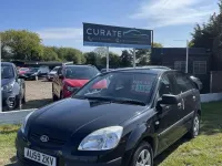 Used Kia Rio 95 HP (69 kW) 2009 Black Hatchback