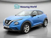 Usado Nissan Juke N-Connecta 114 HP (83 kW) 2021 Azul SUV
