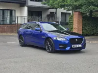 Used Jaguar XF Sportbrake Portfolio 250 HP (183 kW) 2018 Blue Estate