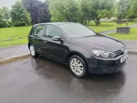 Used VW Golf VI Match 105 HP (77 kW) 2011 Black Hatchback