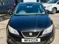 Used Seat Ibiza 85 HP (62 kW) 2011 Black Hatchback
