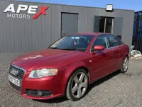 Used Audi A4 S-Line 160 HP (117 kW) 2007 Red Sedan