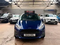 Used Ford Fiesta Zetec 82 HP (60 kW) 2014 Blue Hatchback