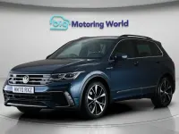 Used VW Tiguan R-line 150 HP (110 kW) 2021 Blue SUV