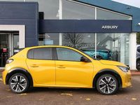Used Peugeot e-208 GT 100 kW (136 HP) 2022 Yellow Hatchback