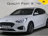 Begagnad Ford Focus ST-Line 2020 Vit Halvkombi