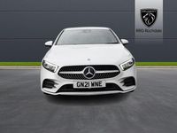 Used Mercedes A180 AMG line 134 HP (98 kW) 2021 White Hatchback