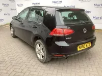 Used VW Golf VII Match 110 HP (80 kW) 2015 Black Hatchback