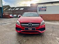 Used Mercedes A160 AMG line 102 HP (75 kW) 2018 Red Hatchback