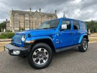 Used Jeep Wrangler Overland 272 HP (200 kW) 2022 Hydro blue metallic SUV
