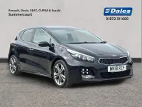 Used Kia Ceed GT-Line 136 HP (100 kW) 2018 Black Hatchback