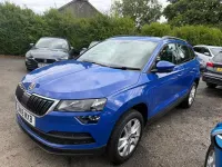 Used Skoda Karoq SE Technology 116 HP (85 kW) 2018 Blue SUV