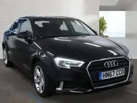 Used Audi A3 Sport 116 HP (85 kW) 2017 Black Sedan