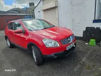 Used Nissan Qashqai Acenta 114 HP (83 kW) 2008 Red SUV