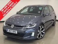 Used VW Golf VII GTD 184 HP (135 kW) 2017 Blue Hatchback