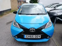 Used Toyota Aygo X-cite 69 HP (50 kW) 2016 Blue Hatchback