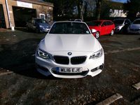 Used BMW 218 M Sport 150 HP (110 kW) 2016 White Cabriolet
