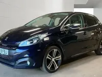 Used Peugeot 208 GT-line 110 HP (80 kW) 2018 Blue Hatchback