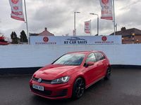 Used VW Golf VII GTD 184 HP (135 kW) 2016 Red Hatchback