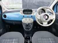 Second-hand Fiat 500 Lounge 69 CP (50 kW) 2016 Albastru Hatchback