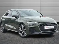 New Audi A3 Black Edition 148 HP (108 kW) 2026 District green