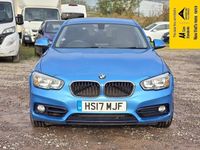 Used BMW 118 Sport Line 136 HP (100 kW) 2017 Blue Hatchback