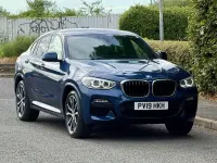 Used BMW X4 M Sport 190 HP (139 kW) 2019 Blue SUV