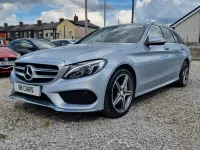 Used Mercedes C250 AMG line 201 HP (147 kW) 2015 Silver Estate